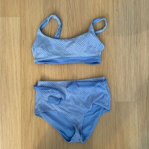 Aerie Blue Patterned Bikini Set